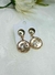 Brinco Barbie Medalha Folheado a Ouro 18K