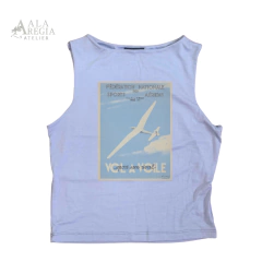 Remera Croptop Soaring - Ala Regia