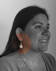 aretes en filigrana momposina, plata ley 950, Mompos, Mompox, aretas, joyas de la villa