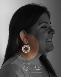 aretes en filigrana momposina, plata ley 950, Mompos, Mompox, aretas, joyas de la villa