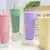 VASO XL 710CC PASTEL DIAMONDS VASO DOBLE ACRILICO PREMIUM - Cositas Lindas