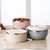 SET VIANDA LUNCHERA X3 REDONDA TERMICA ACERO