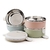 SET VIANDA LUNCHERA X3 REDONDA TERMICA ACERO