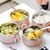 SET VIANDA LUNCHERA X3 REDONDA TERMICA ACERO - comprar online