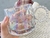 TAZA DE VIDRIO ASA BURBUJA - Cositas Lindas