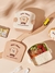 VIANDA CON DIVISIONES CUTE TOAST + CUBIERTOS