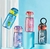 BOTELLA TRANSPARENTE SPACE COLOR