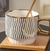 TAZA PREMIUM "CHUCHI" GOLD DISEÑO + PLATO+CUCHARA en internet