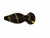 PIPA VIDRIO negra c/rayas rojo/amarillo/verde /lasmilcasitas - comprar online