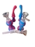 Bong SILICONA Manchas psicodelicas rosa/lasmilcasitas - comprar online