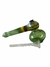Bong tipo pipa redondo verde amarillo y negro/lasmilcasitas - comprar online