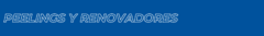Banner de la categoría PEELINGS Y RENOVADORES