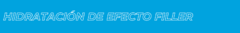 Banner de la categoría HIDRATACIÓN DE EFECTO FILLER