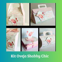 Kit de Corte Oveja Shabby Chic