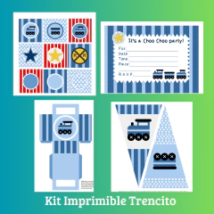 Kit Imprimible Trencito