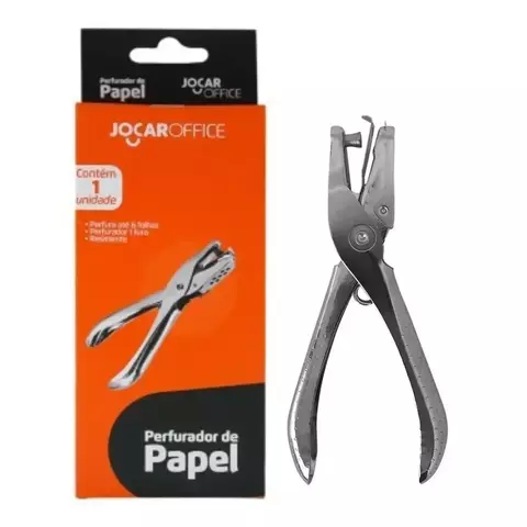 Perfurador De Metal 1 Furo 6mm - JOCAR OFFICE