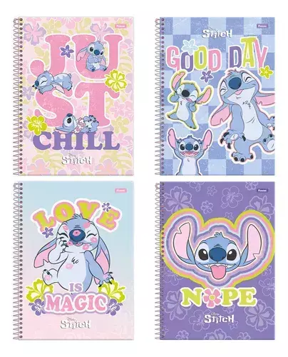 Caderno Universitário Stitch - 10 Matérias C/160fls FORONI