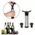 Bomba vacío para Botella de vino con 2 tapones acero inoxidable. en internet