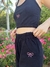 set halter negro (top y short) - comprar en línea