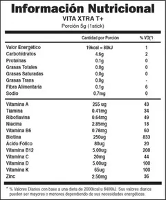 Vita Xtra T x14 - Energizante - NutriAcción X 