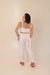 Conjunto Canelado de Compressão Premium Branco - AnaCá