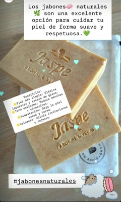 JABÓN NATURAL de CÚRCUMA&AVENA x 90/100 gr. - comprar online