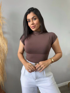 Blusa gola alta - loja online