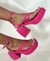 Sandália Tamanco Pink Salto Bloco Verão 2024 - comprar online