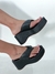 Sandália Tamanco Flat Anabela Confortável Feminino - Mely Shoes