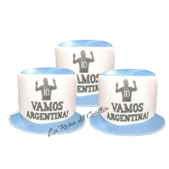 Galera eco Vamos Argentina Messi, de tela x1