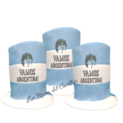 Galeron Vamos Argentina Maradona, de tela x1
