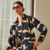 Camisa em Viscose Plana Estampada