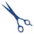 TESOURA PROFISSIONAL P/ CORTAR CABELO FIO NAVALHA LINHA TALENT BLUE TAMANHO 6,0" - comprar online