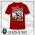 CAMISETA IRON MAIDEN THE TROOPER VERMELHA