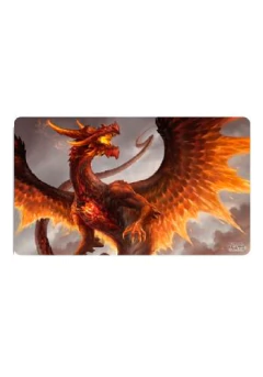 Playmat Emborrachado Central - Dragons Edition: Dragao Cristal Rubi