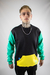 Imagen de Buzo King Of Art H Dyker Benetton Negro Verde Amarillo Ambarino