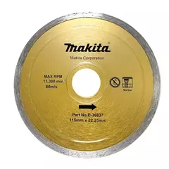 DISCO CORTE AZULEJO 4-1/2" MAKITA D-36837 - comprar en línea