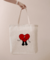 Totebag "corazón UVST" Bad Bunny