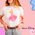 Playera bella durmiente acuarela