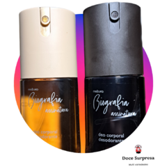 Desodorante Biografia Assinatura masculino 100ml + Desodorante Biografia Assinatura feminino 100ml - Doce Surpresa Multi Variedades