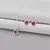 Conjunto Ponto de Luz Gota Pink de Prata - comprar online