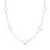 Choker 5 Trevo Liso Vazado de Prata