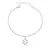 Pulseira Trevo Resina Branco Misto