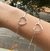 BRACELETE CORAÇÃO VAZADO FIO QUADRADO 1.5MM - comprar online