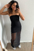 Vestido longo em tule Ágata - comprar online