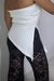 Blusa tomara que caia assimétrica - loja online