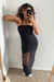 Vestido longo em tule Ágata - loja online