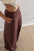 Calça em malha marrom - comprar online