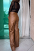 Calça cargo couro sintético - comprar online