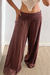 Calça em malha marrom